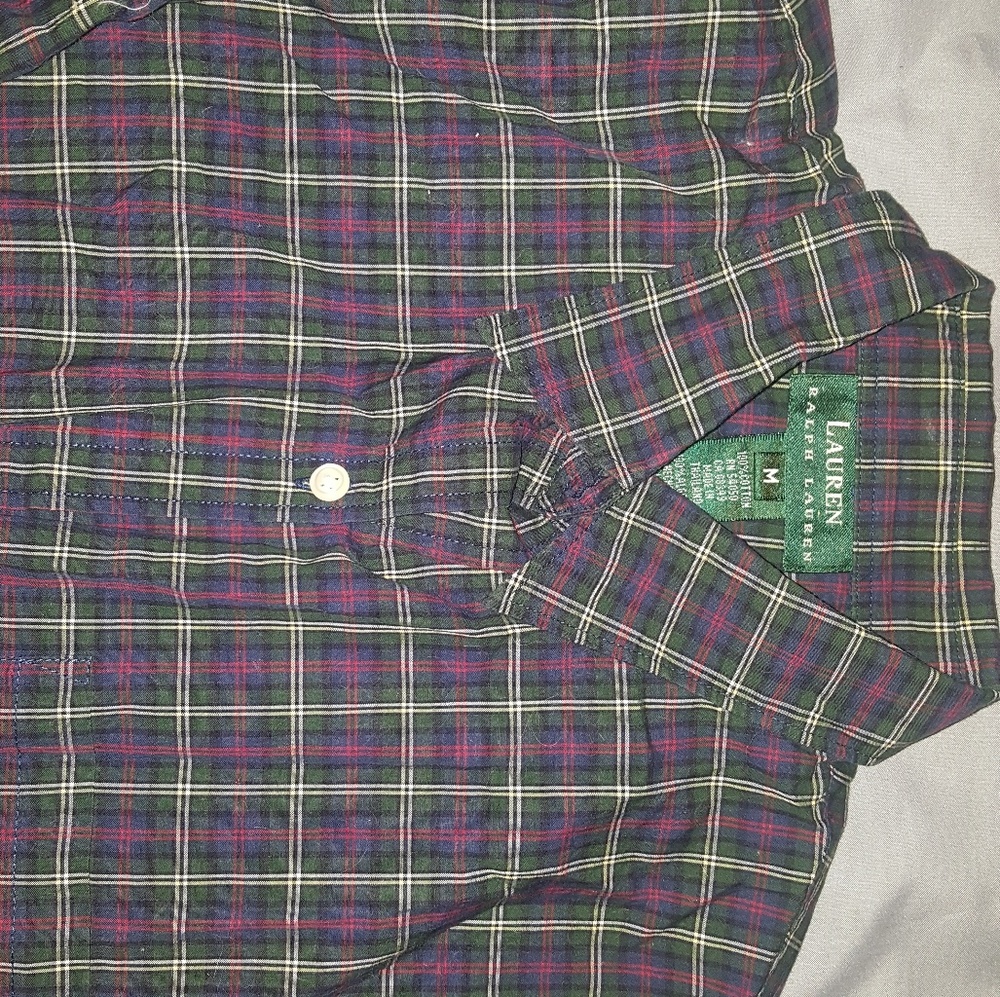 Lauren long sleeved plaid button up
